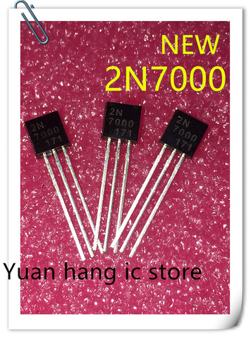 Free Shipping 50pcs/lot 2N7000 7000 TO-92 In-line transistor / small power triode ► Photo 1/2