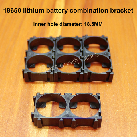 10pcs 18500 18650 Lithium Battery Combination Holder Combination Snap ABS Flame Retardant Universal Combination Mounting Bracket ► Photo 1/5