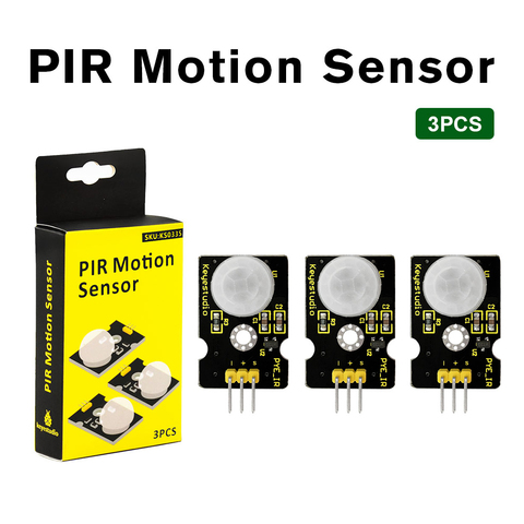 3PCS/lot  Keyestudio PIR Motion Sensor for Arduino UNO R3  IR Motion Sensor for Human Body Motion with Keyestudio Packing Box ► Photo 1/1