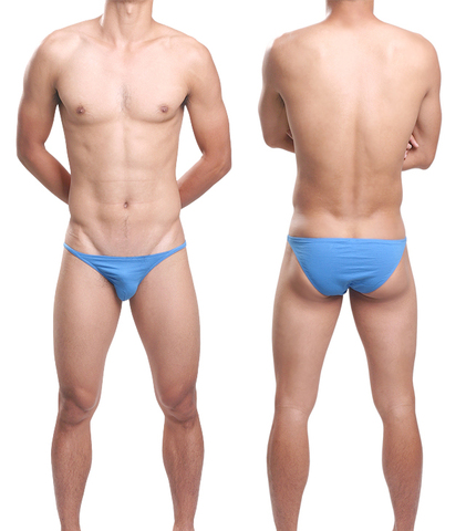Sexy Gay Underwear Men Briefs Shorts Man Solid Cotton U Convex Pouch Low Waist Panties Male Underpants calzoncillos Cuecas M-XXL ► Photo 1/6