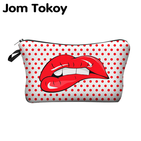 Jom Tokoy Printing Makeup Bags With Multicolor Pattern Cute organizer bag Pouchs For Travel Ladies Pouch Women Cosmetic Bag ► Photo 1/6