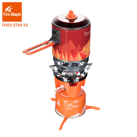 Fire Maple Gas Stove 1 Person Outdoor Backpacking Camping Cooking System With Piezo Ignition Gas Burners 2200W 0.8L 600g 1.3lb ► Photo 1/6