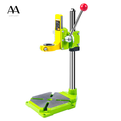 AMYAMY Drill Press Stand Rack for Electric Power Drills Workbench Clamp Drilling Collet Drill Hold 35 43mm 90 Degrees Iron Base ► Photo 1/6