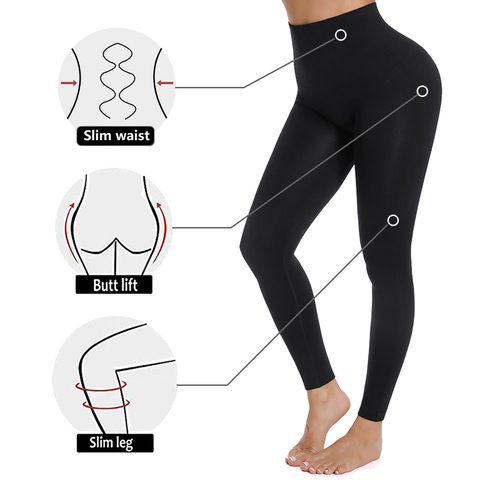 Tummy Control Panties High Waist Trainer Body Shaper Women Slimming Underwear Black Legging Modeling Tight Push up Slim Pants ► Photo 1/6