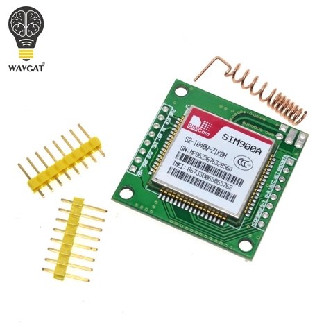 WAVGAT mini GPRS GSM module SIM900A Wireless Extension Module Board Antenna Tested Worldwide Store for SIM800L A6 A7 SIM800C ► Photo 1/5