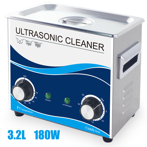 180W Ultrasonic Cleaner 3.2L 150W Heating Water Bath Spark Plug Injector Fuel High Temperature Oil Rust Hardware Metal ► Photo 1/6