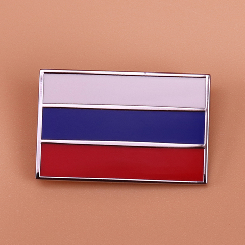 Russian flag pin Soviet USSR brooch country jewelry metal badges patriot gift men's coat shirts accessories ► Photo 1/2