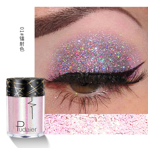 1Pc Holographic Eyeshadow Powder Monochrome Pigment Glitter