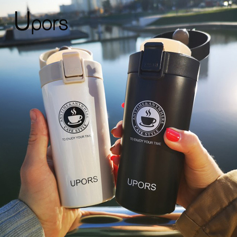 UPORS Premium Travel Coffee Mug Stainless Steel Thermos Tumbler