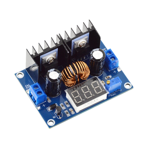 LED Voltmeter PWM Adjustable 4-36V To 1.25-36V Step-Down Board Module XL4016 8A 200W DC-DC Power drop Module ► Photo 1/5