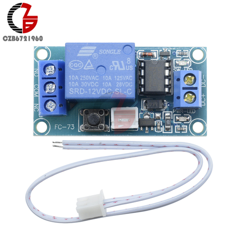 DC 12V 1 Channel Latching Relay Module with Touch Bistable Switch MCU Control UK ► Photo 1/6