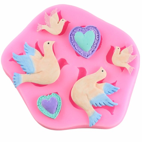 Heart Chocolate Mold Cupcake Cake Silicone Baking Candy Decorating Mould  Chocolate Baking Supplies Tools 