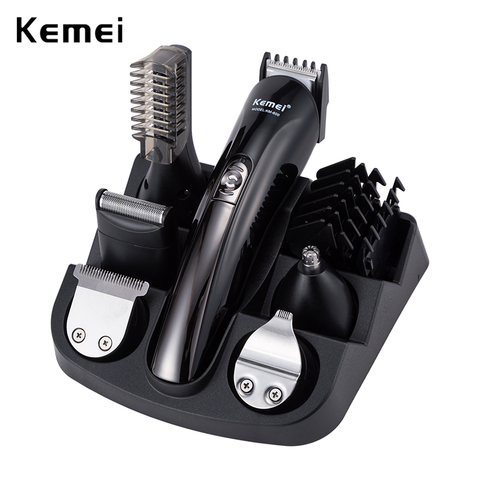 Kemei hair clipper barber hair trimmer electric clipper razor shaver beard trimmer men shaving machine cutting nose trimmer ► Photo 1/6