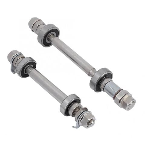 14CM 18CM Bicycle Wheel Hub Axle Front Rear 6000 Bearing Solid Shaft Bicycle Front/rear Axle Lever Bike Repair Tool Accessories ► Photo 1/6
