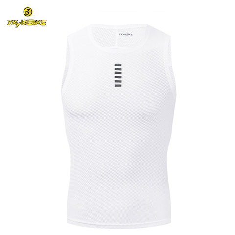 YKYWBIKE Men Cycling Base Layer Summer Jersey Cycling Vest Reflective MTB Road Bike Bicycle Vest Mesh Underwear Cycling Clothing ► Photo 1/6