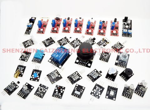 37 IN 1 SENSOR KITS FOR ARDUINO HIGH-QUALITY FREE SHIPPING (Works with Official for Arduino Boards) ► Photo 1/1