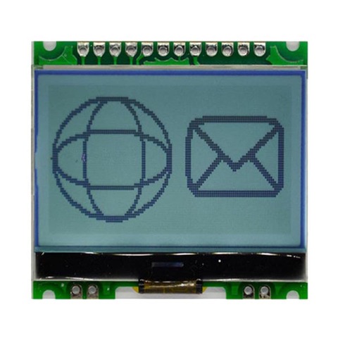 12864 Dot Matrix Module 12864G-086-P LCD Dispaly Module with Backlight COG 5V ► Photo 1/4