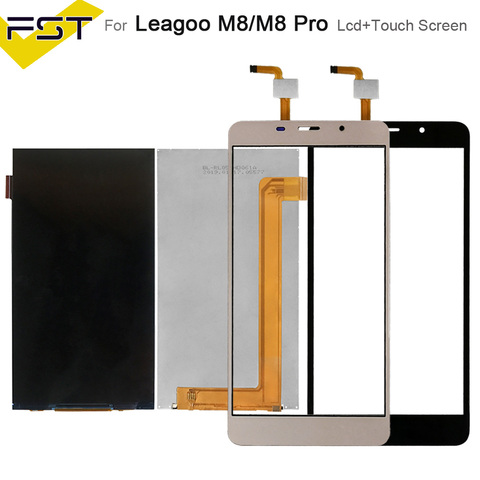 Black/Gold For Leagoo M8 LCD Display+Touch Screen Digitizer Repair Parts for Leagoo M8 Pro LCD Screen Glass Panel Sensor+Tools ► Photo 1/6