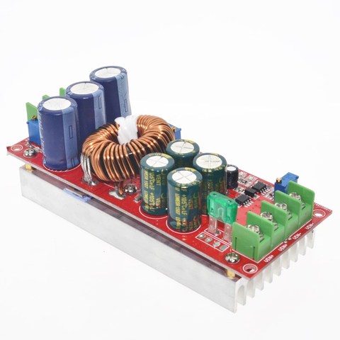 1200W 20A DC Converter Boost Step-up Power Supply Module IN 8-60V OUT 12-83V ► Photo 1/6