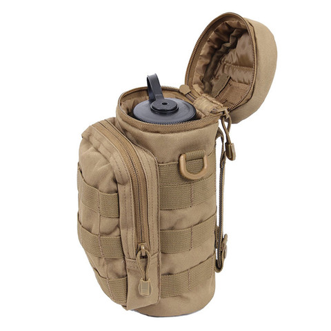 Outdoors Molle Water Bottle Pouch Tactical Gear Kettle Waist Shoulder Bag for Army Fans Climbing Camping Hiking Bags ► Photo 1/6