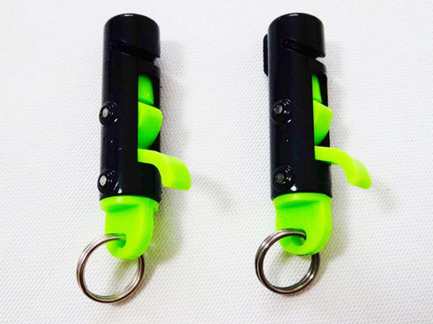 2 pcs fishing clip snaps can with weight fishing tool fishing