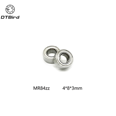 Free Shipping 10 PCS MR84ZZ 4X8X3 mm Deep groove Ball Bearings MR84 / L-840 ZZ 4*8*3mm mr842z mr84z ► Photo 1/6