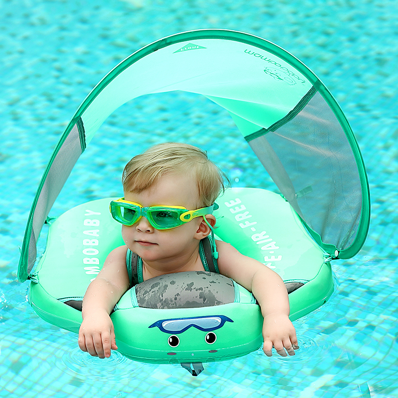 Baby Swimming Ring Inflatable Floating Mother Child Kid Pool Circle Swim Trainer 