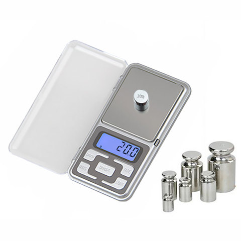 Mini Digital Scale 100/200/300/500g 0.01/0.1g High Accuracy Backlight Electric Pocket For Jewelry Gram Weight For Kitchen ► Photo 1/6