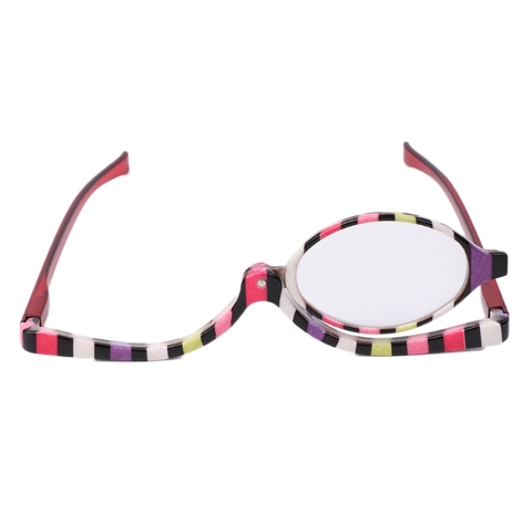 Hot! Magnifying Glasses Makeup Cosmetic Reading Glass Folding Eyeglasses +1.5+2.0+2.5+3.0+3.5+4.0 ► Photo 1/6