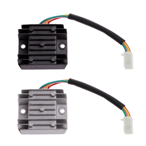 4 Wires Voltage Regulator Rectifier Motorcycle Boat Motor Mercury ATV GY6 50 150cc Scooter Moped JCL NST TAOTAO ► Photo 1/6
