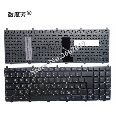 Russian RU Keyboard for DNS Clevo W650EH W650SRH W6500 MP-12N76SU-4301 6-80-W6500-281-1D Laptop keyboard ► Photo 1/2