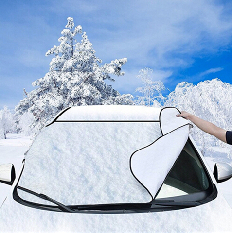 Windscreen Cover Magnetic Car Window Screen Frost Ice Large Snow Dust Protector ► Photo 1/6