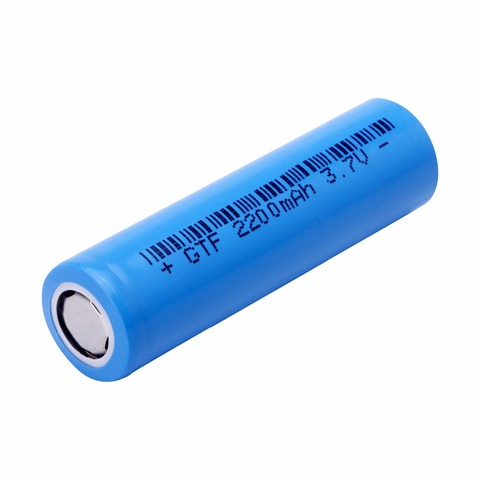 GTF 100% Original Ncr18650 Li-ion Rechargeable Battery real capacity 2200Mah 3.7V For Panasonic Flashlight Core 18650 Battery ► Photo 1/5