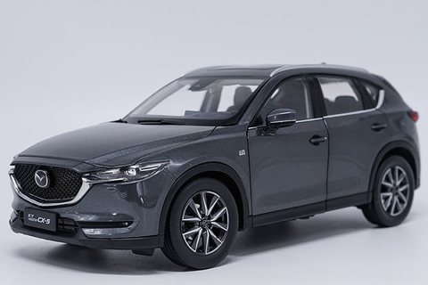 1:18 Diecast Model for Mazda CX-5 2022 Gray SUV Alloy Toy Car Miniature Collection Gift CX5 CX 5   ► Photo 1/1