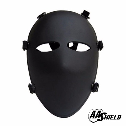 AA Shield Ballistic Visor Bulletproof Full-Face Mask Body Armor Mask NIJ Lvl IIIA 3A Teijin Aramid Code Mask Visor ► Photo 1/1