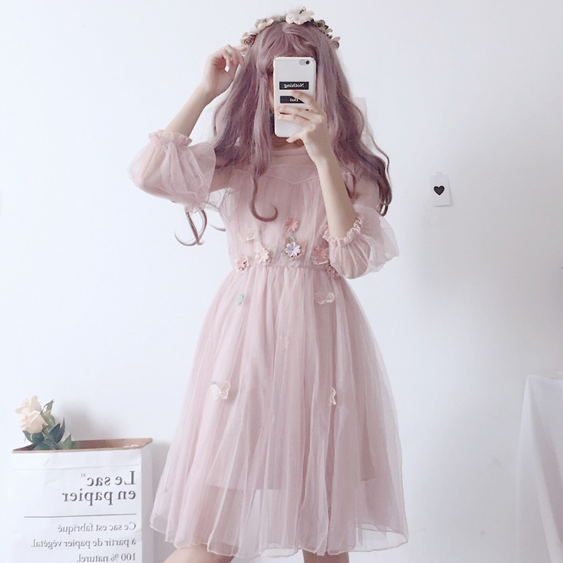 Summer Japanese Lolita Lace Dress Soft Kawaii Floral Vintage Flowers Women Sexy Clothing Sweet Pleated Femme Two Piece Sets - Price history & Review | AliExpress Seller - Himifashion Official Store | Alitools.io Summer Japanese Lolita Lace Dress Soft Kawaii Floral Vintage Flowers Women Sexy Clothing Sweet Pleated Femme Two Piece Sets - Price history & Review | AliExpress Seller - Himifashion Official Store | Alitools.io