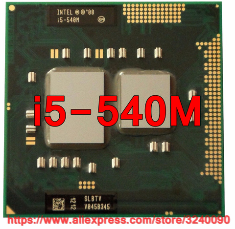 Original lntel Core i5 540M 2.53GHz i5-540M Dual-Core Processor PGA988 Mobile CPU Laptop processor free shipping ► Photo 1/1