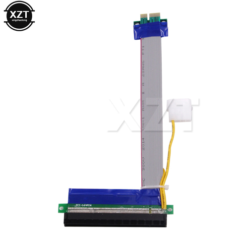 18cm 1X to 16X PCIe Flexible Flat Extension FFC PCI Express 1 to 16 X Adapter Riser Card Adapter PCI-E Extender Cable NEW ► Photo 1/5