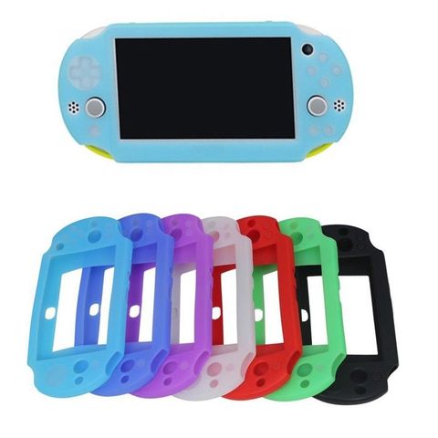 Silicone Bumper Skin Protection Case Cover Shell for Sony Playstation PS VITA Slim (PSV 2000) ► Photo 1/6