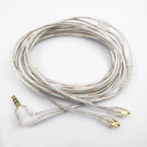 New HIFI original cable for Shure SE215 535 846 gold plated wire /cable for earphone headset, headphones,upgrading cable ► Photo 1/6