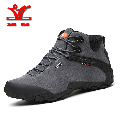 xiangguan 2022 winter men Climbing boots outdoor hiking shoes for men anti slip sport shoes resistant Sneaker man trekking shoes ► Photo 1/1
