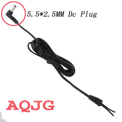 1pcs 1.2m DC 5.5 x 2.5 5.5*2.5mm Power Supply Plug Connector With Cord / Cable For Toshiba Asus Lenovo Laptop Adapter AQJG New ► Photo 1/6