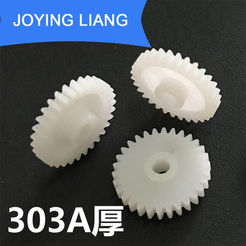 303A Thick Gears Modular 0.5 Hole 3mm Tight 30 Tooth 16mm Diameter Plastic Gear Disc Toy Accessories 10pcs/lot ► Photo 1/1