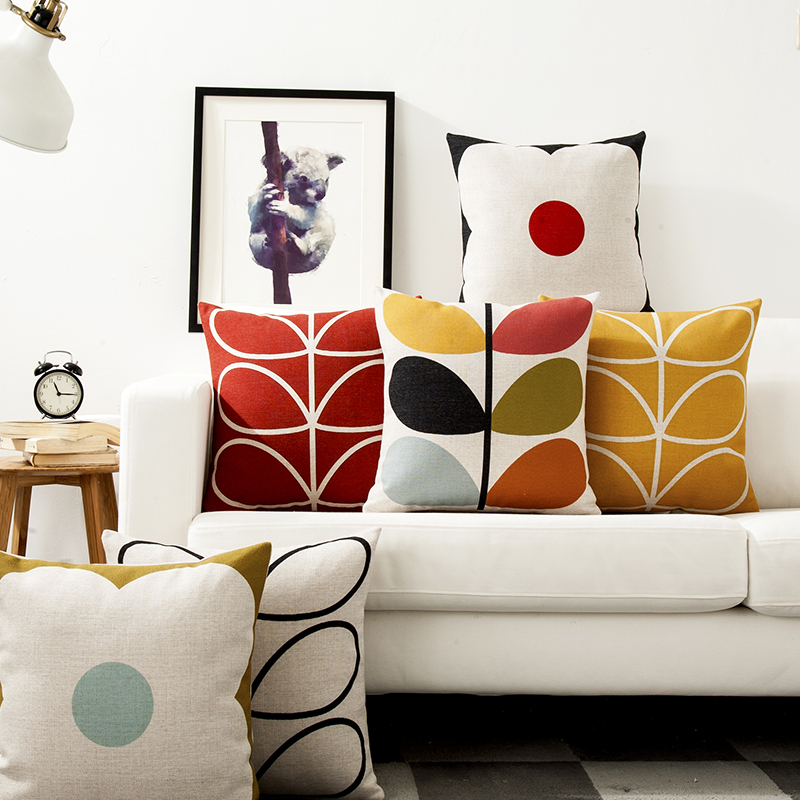 Decor Home Cover Cushion Throw Cotton Linen Art Ethnic Pillow Case Waist Sofa 