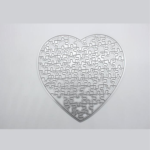 YLCD435 Love Puzzle Metal Cutting Dies For Scrapbooking Stencils DIY Album Cards Decoration Embossing Folder Die Cuts Template ► Photo 1/1