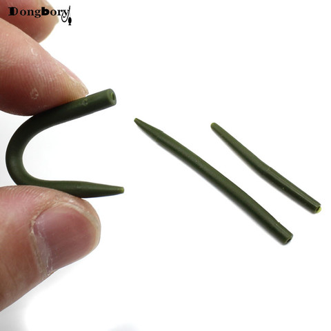 30PCS Anti Tangle Sleeve Rubber weedy Hook Sleeve Connect with lead clips Quick Change swivels  Carp Fishing Tackle Rig Making ► Photo 1/6