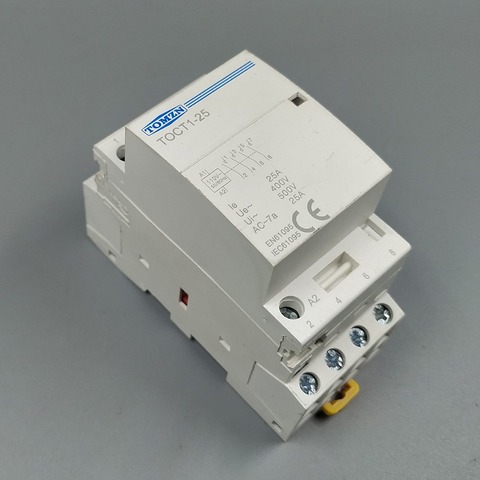 TOCT1 4P 25A 110V COIL 50/60HZ Din rail Household ac Modular contactor  4NO or 2NO 2NC Contactors ► Photo 1/6