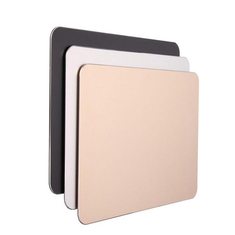 Mini Aluminum Metal Mouse Pad Computer Gaming Mouse Pad for Macbook air pro 13 Xiaomi Laptop Mousepad Metal luxury PC Mouse pad ► Photo 1/6