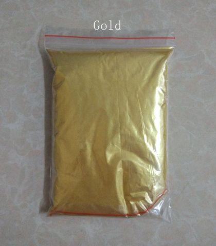 50g High Quality Mica Gold powder Pigment for DIY decoration Paint Cosmetic Metal Gold Dust  Soap Dye ► Photo 1/6
