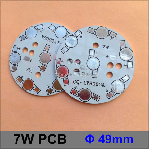 20 Pcs/lot LED Aluminum heat sink Plate 7W Round 49mm LED High Power PCB Plate Circuit Base For 7W LED Lamp CQ-LV8003A ► Photo 1/3